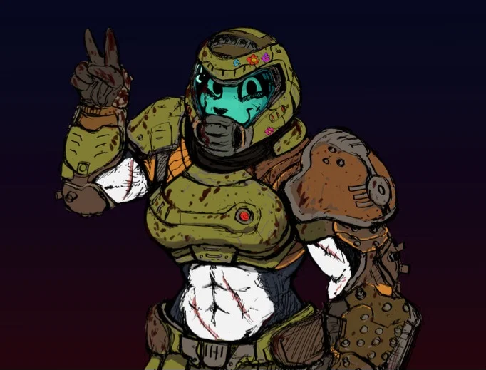 Doom Slayer Samantha
