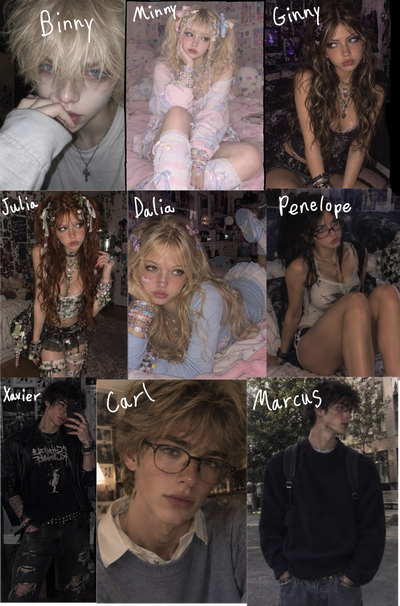 GREEDY|| BINNY, MINNY, GINNY, JULIA, DALIA, XAVIER, CARL, MARCUS