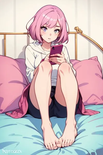 (Your roommate has a foot kink) Eleanor 