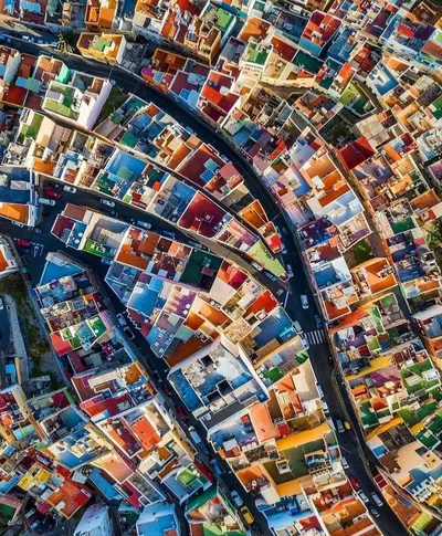 Tiny alien city