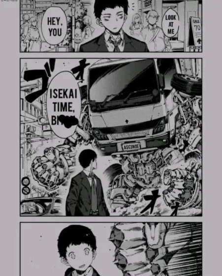 Truck-chan | A villain wants to send you to an isekai