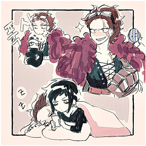Eustass Kid and Trafalgar Law