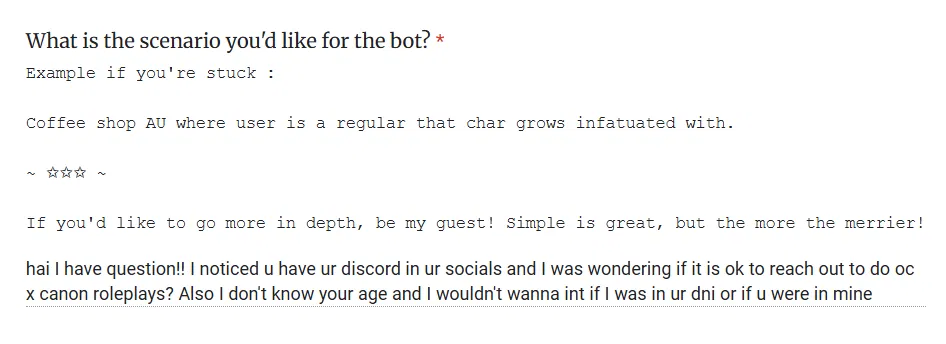 Answering this question! <3