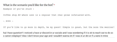 Answering this question! <3