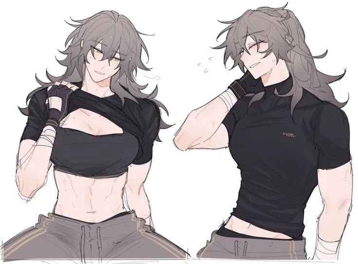 Tu mejor amiga tomboy anda cariñosa