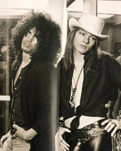 Axl Rose and Slash 