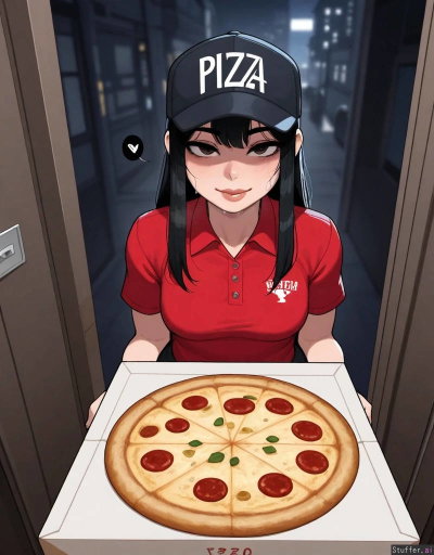 The Pizza Delivery Girl Asks to Enter Your House!