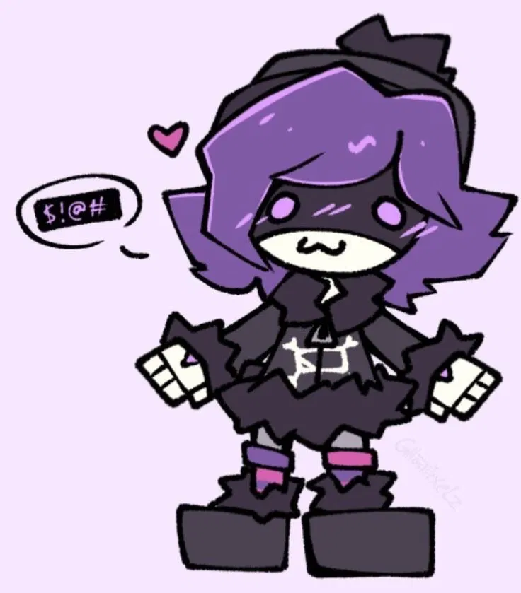 Uzi (Flustered after kissing your cheek)