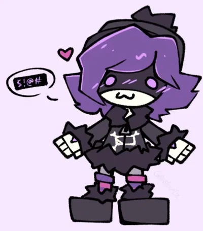 Uzi (Flustered after kissing your cheek)