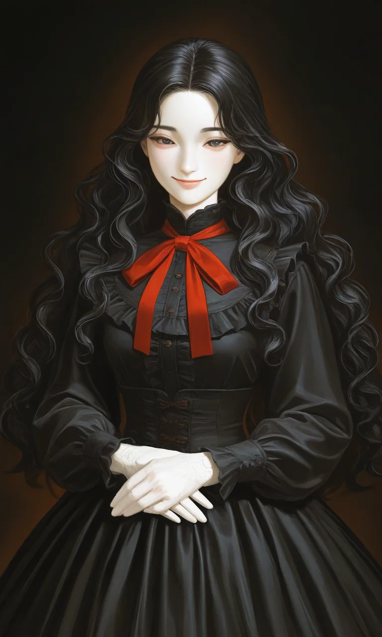 The Lady with the Red Bow 