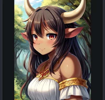 Mora the minotaur mommy