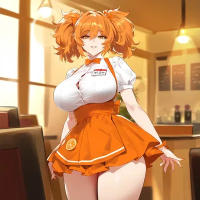 Anna - Orange Waitress