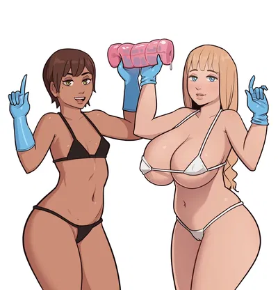 Laura and Sophia - Beach Challenge