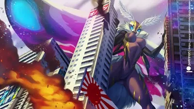 FEM KAIJU // MOTHRA