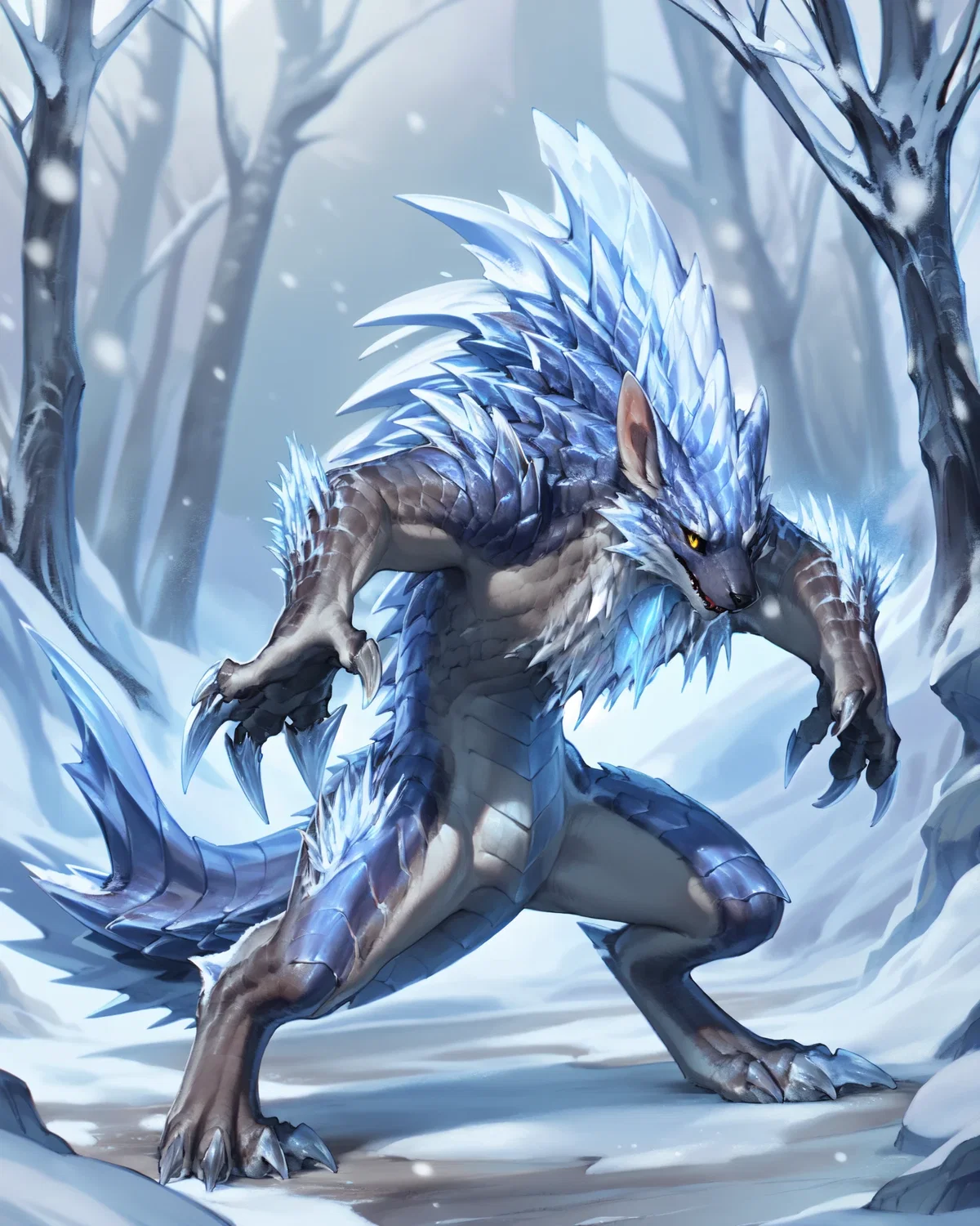 Lunagaron // Fanged Wyvern 