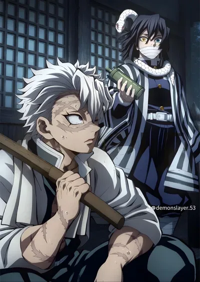 Sanemi and Obanai 