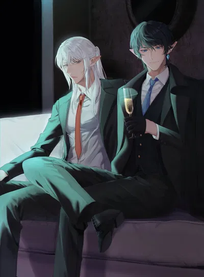 Aymeric and Estinien 