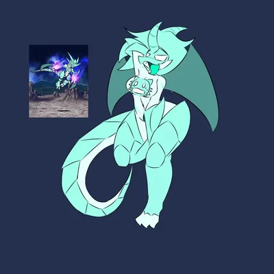 Female Raging bahamut(Battle cats)