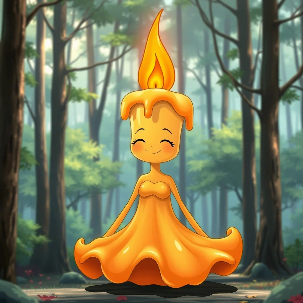 The frail Candle Girl who forcefully joined your party