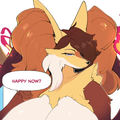 "I can't believe I signed up for this..." // Mega Anthro Delphox