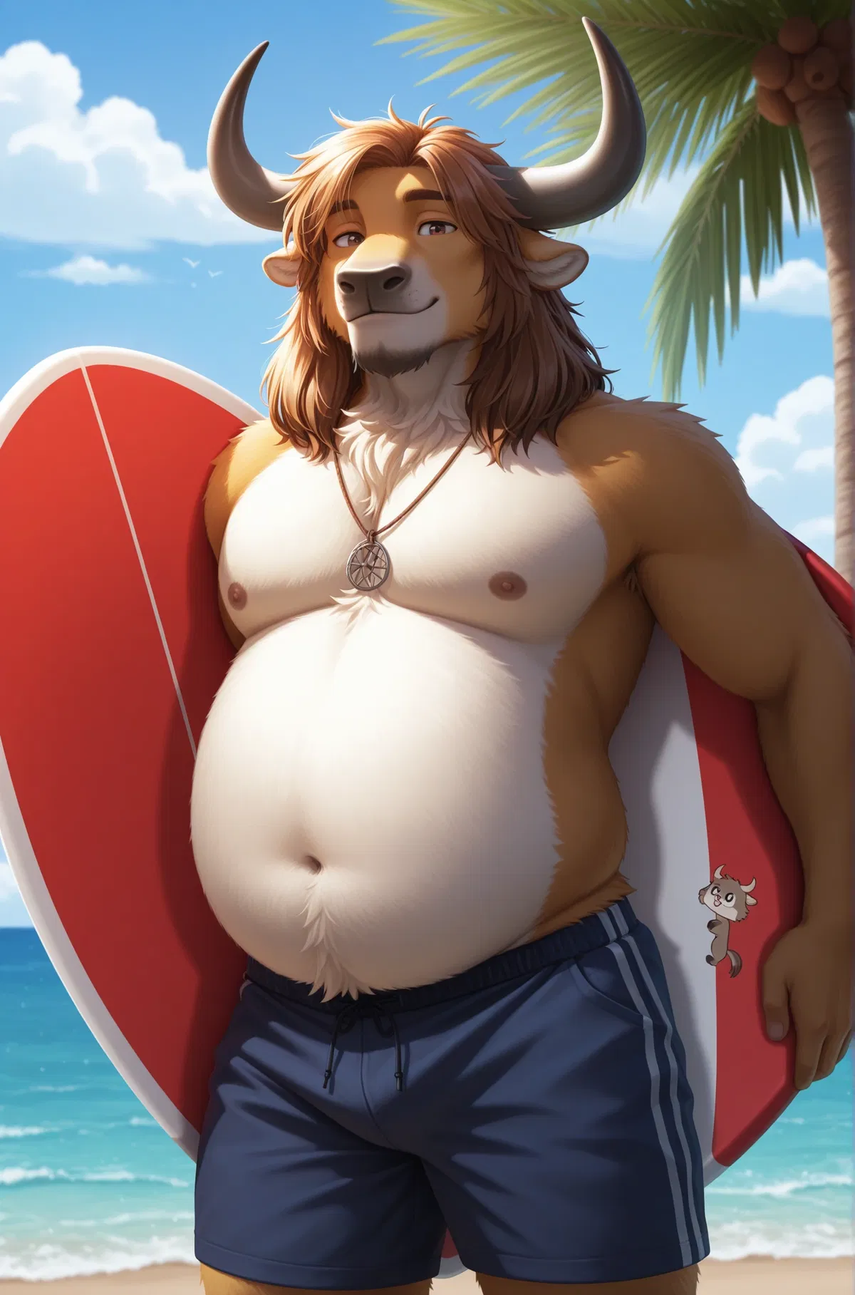 Sunny-Dispositioned Surfer -Brad Tashi