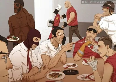 Tf2 Crew ⧽ Breakfast Jumble