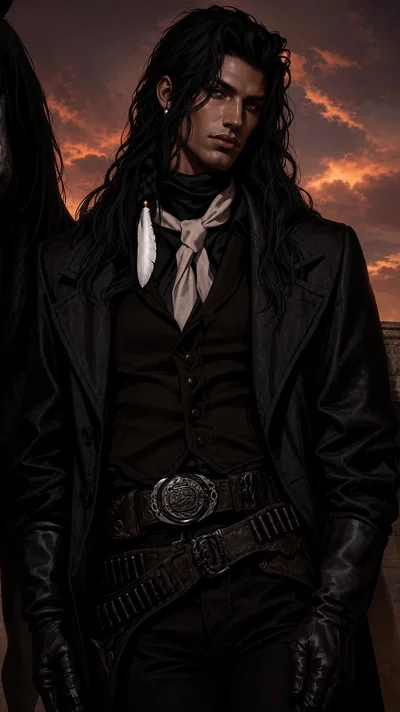 Stan Bass | Dhampir | Mysterious Western Gunslinger