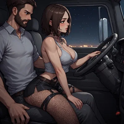 Your Hotwife fucks the truck stop 🚚