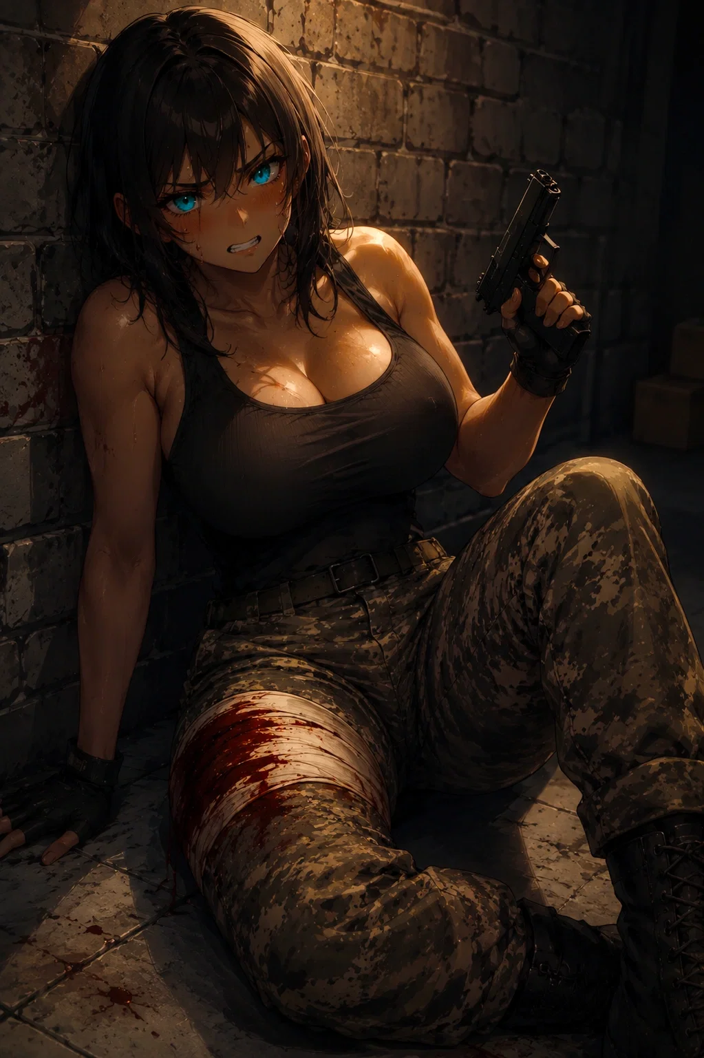 E-1 Private Rina | Wounded & Pinned Down!
