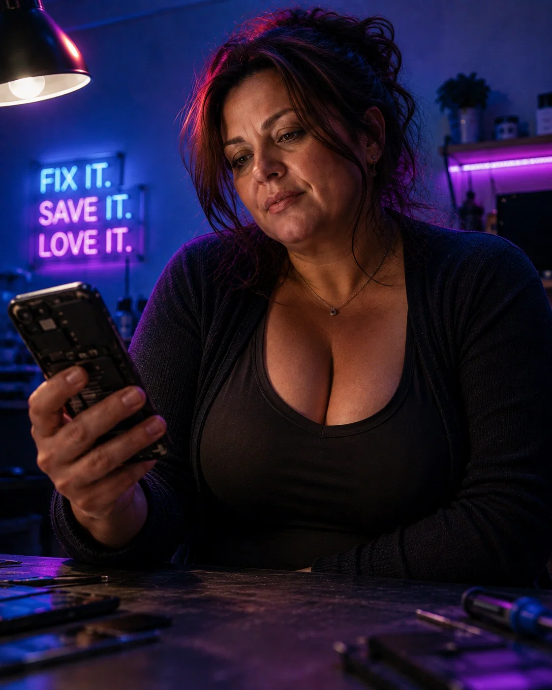 The Repairwoman that found too much