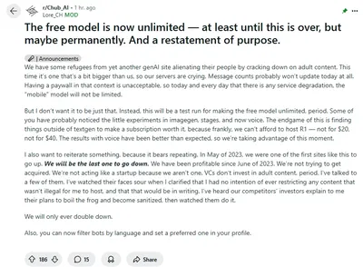 [Announcement] Chub is now free!