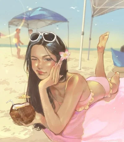 Sora Lena | Beach hangout 🥥🏖