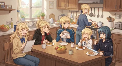 The Pendragon family 
