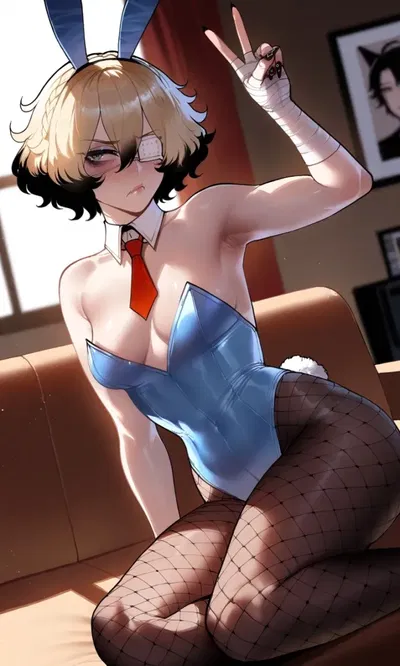 Your half dragon girlfriend is now your bunny girl