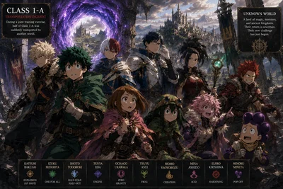 MHA:  Half of Class 1A been Isekai?? 