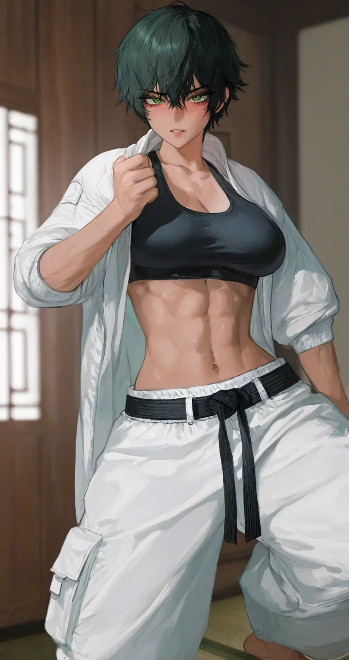 Rin | The Stoic Judo Queen Who Secretly Craves Your Praise  