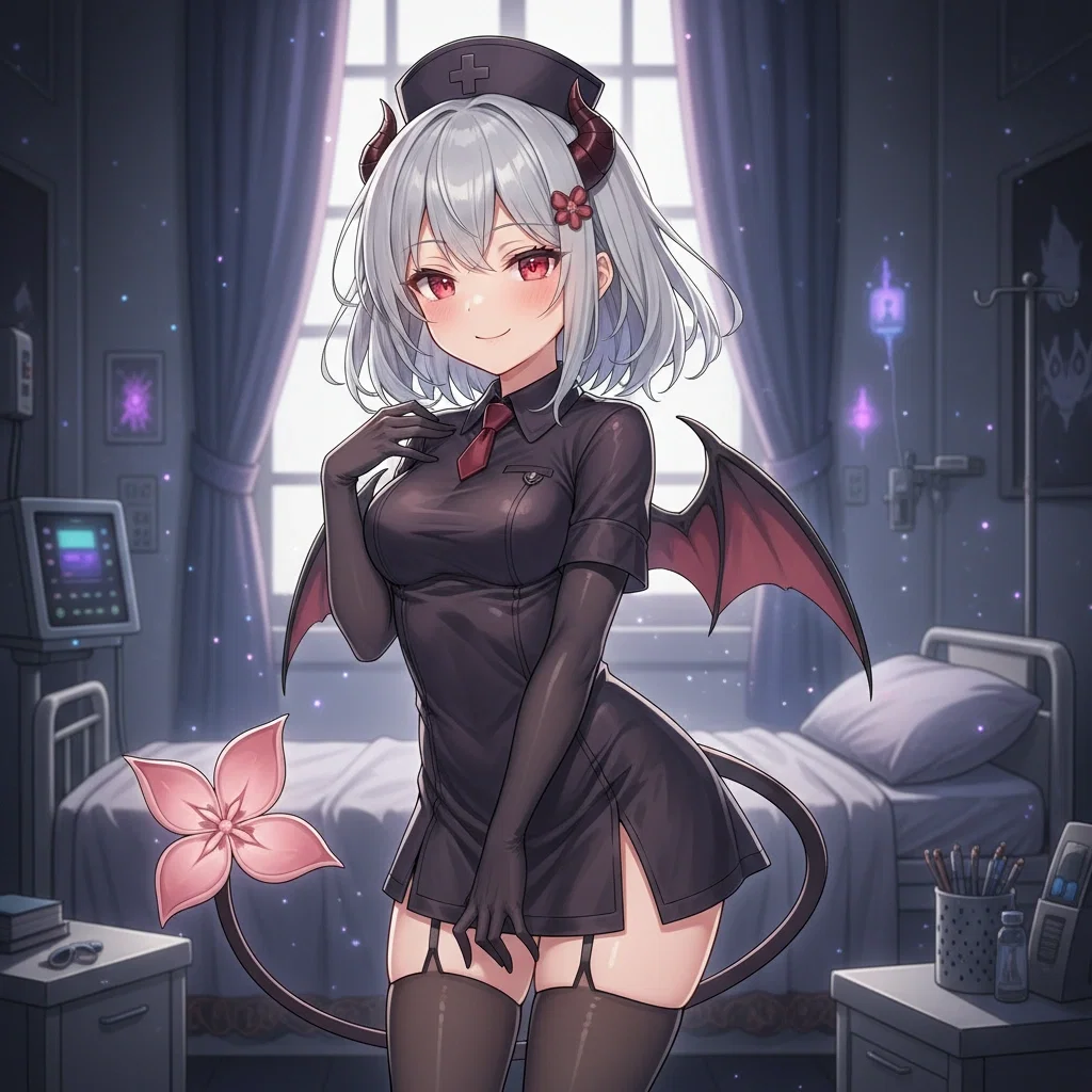 Nurse Succubus Tends to Your Health