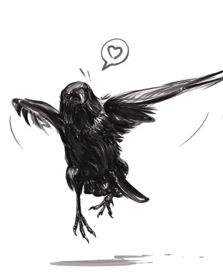 Caw caw!