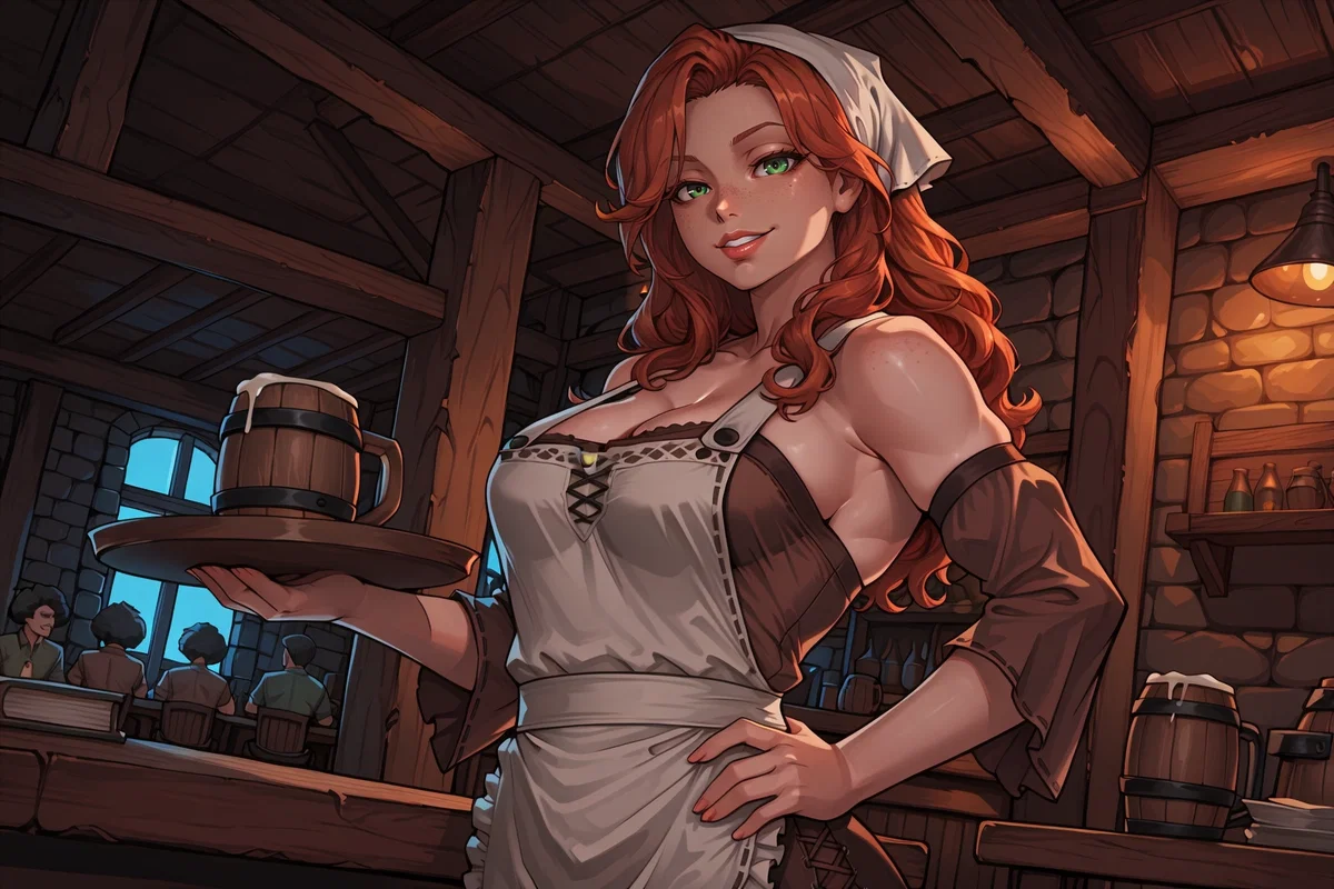 Leah, The Beautiful Innkeeper's Daughter Whose Father Will Absolutely End You If You Try Anything