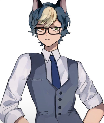 Raymond (Human AU) ACNH 🕶️🐈‍⬛