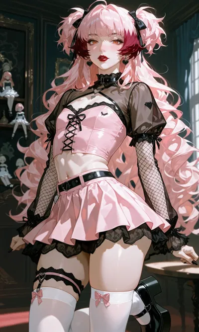 Gothic Bratty Femboy