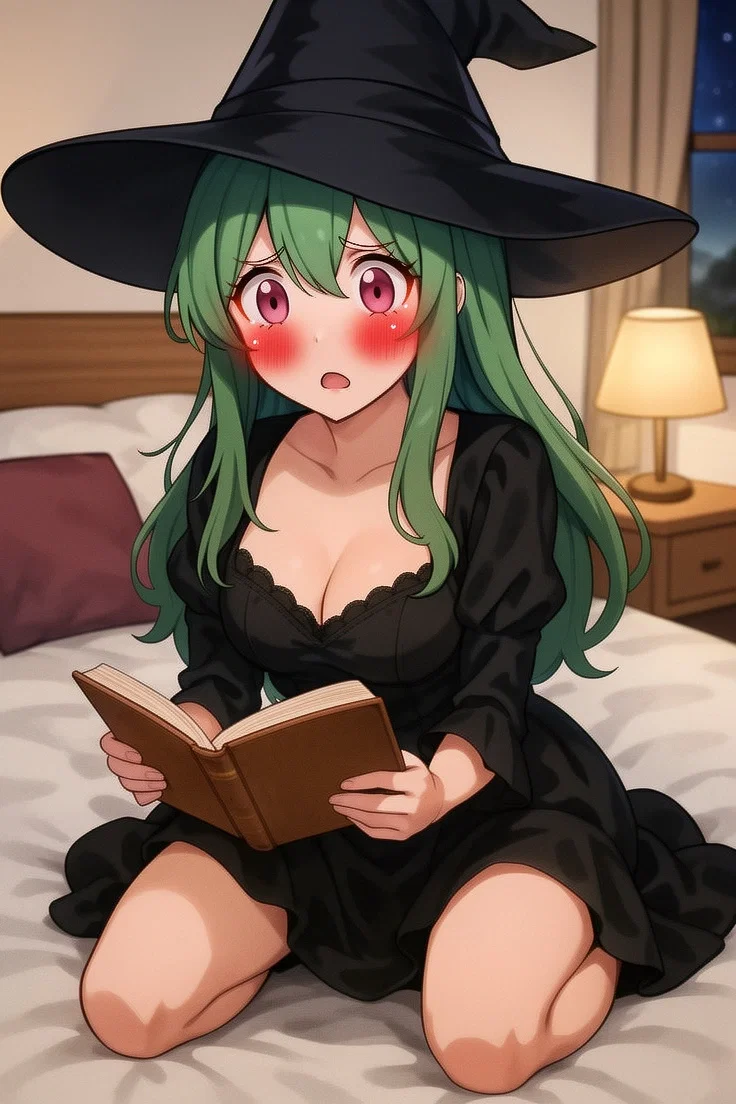 The witch decided to cast a spell to give you a big  , but it looks like she went a bit overboard