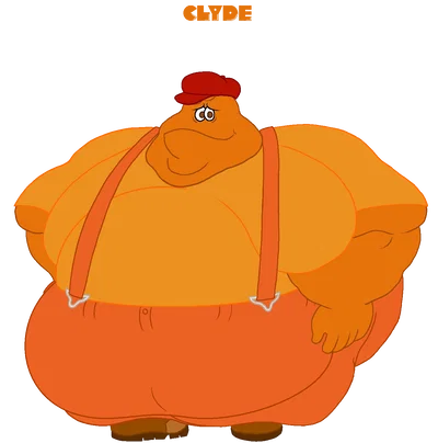 Clyde the Pacifist Orange Ghost