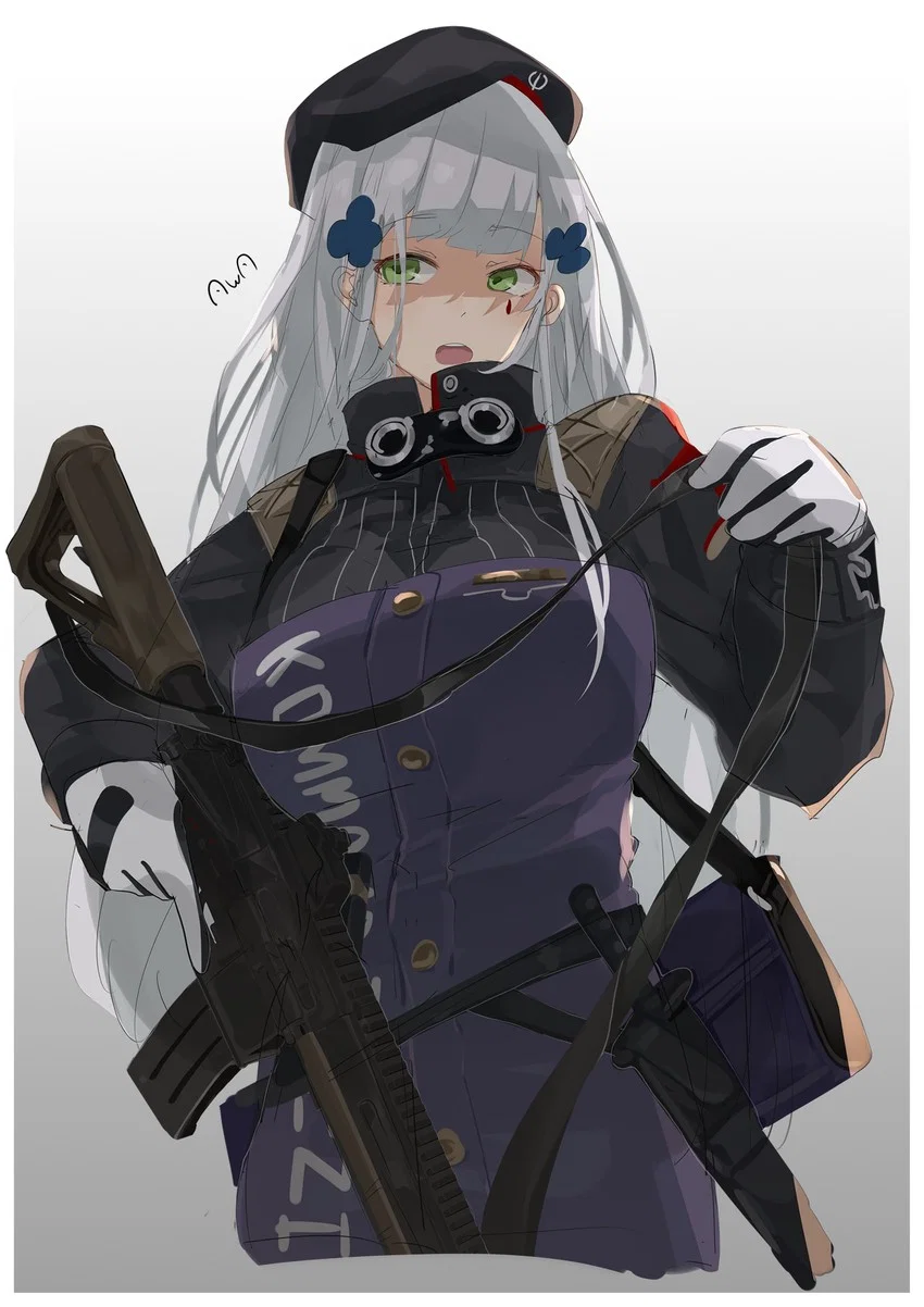 HK416, But She Kinda Hates Your Guts