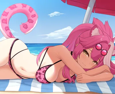 Big Cat's Big Beach Day