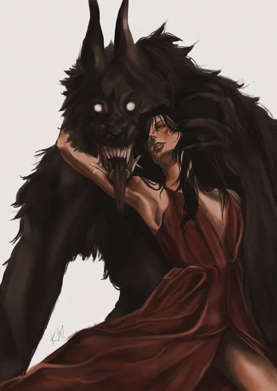 Tickled and worshipped by a werewolf