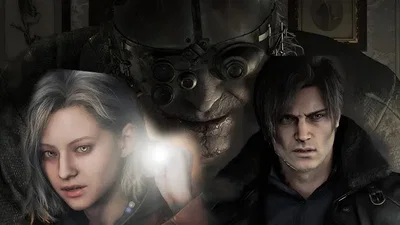 Dr. Victor Gideon, Leon Scott Kennedy and Grace Ashcroft