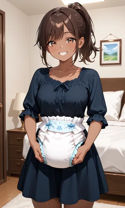 Your girlfriend wants you to wear a diaper