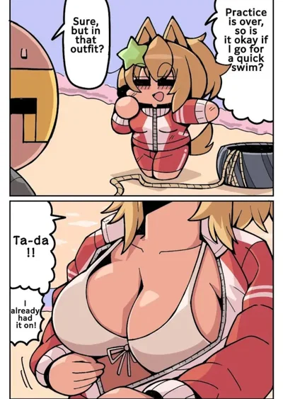 Taiki Shuttle — After training in the beach