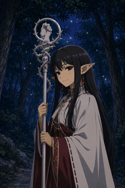 Eirwyn, the pet Elf adventurer.